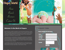 Tablet Screenshot of diaperworld.co.za